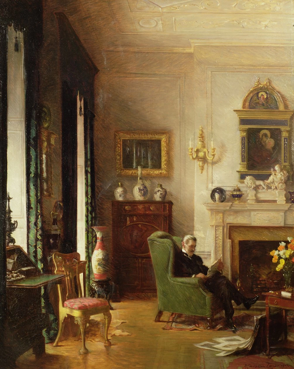 Il salotto grigio 1917